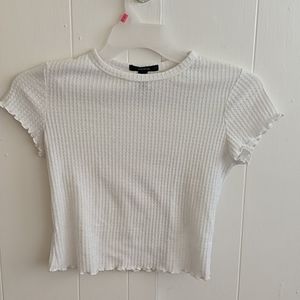 White Crop Top